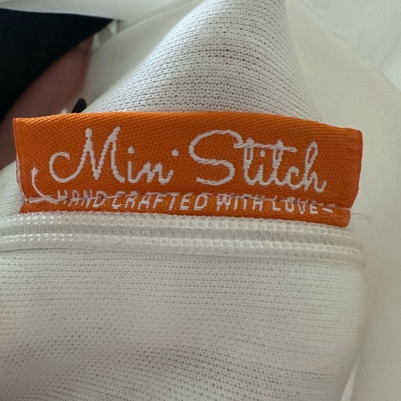 Mini Stitch Sparkling Silver Sequin Mini Dress for Girls - Picture 4 of 4